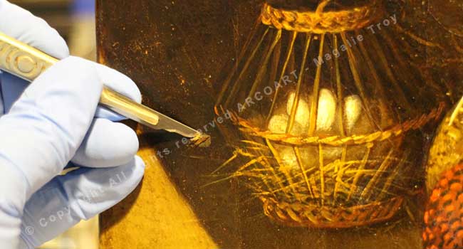 Conservation Restauration de tableaux Atelier Arcoart Bretagne Pont-Scorff Morbihan
